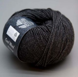 Lana Grossa Merino superfein Cool Wool 444 antrazit 50g