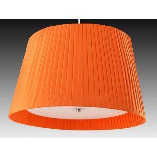 Hangelampe Orange, 50 cm Beleuchtung
