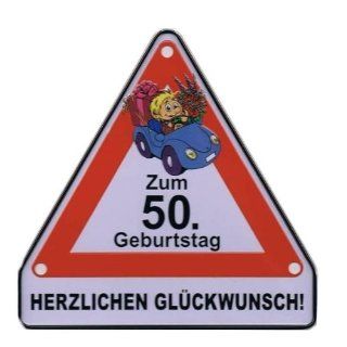 Albatros   Achtung Schild 50. Geburtstag Küche & Haushalt