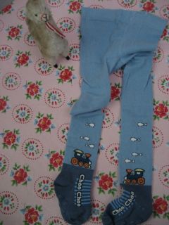 YO baby strumpfhose legging tights cotton blau jeans dino 80 86 cm