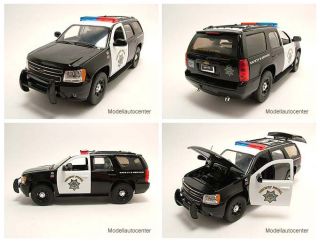 Chevrolet Tahoe 2010 Highway Patrol Police, Modellauto 124 / Jada