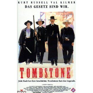 Tombstone [VHS] Kurt Russell, Val Kilmer, Michael Biehn, Bruce