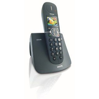 Philips CD6401B/02 Schnurloses DECT Telefon mit Elektronik
