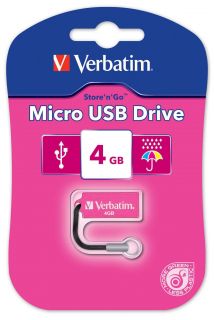 Verbatim 4GB Speicherstick USB 2.0, pink Computer