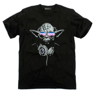 DJ MASTER YODA Star Wars GoaTrance Indie Skater T Shirt