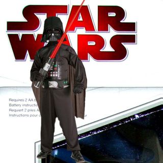 Kostüm Darth Vader Maske Overall Gr. M ca. 116 122 128 NEU