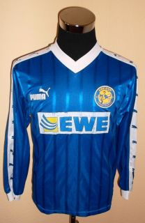vintage PUMA trikot shirt football EWE CUP junge energie longsleeve Gr