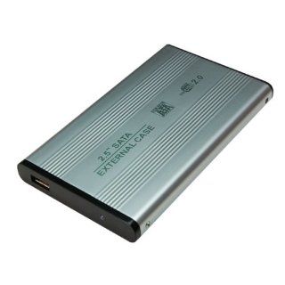 LogiLink Gehäuse 6,4 cm S ATA HDD USB 2.0 Alu Computer
