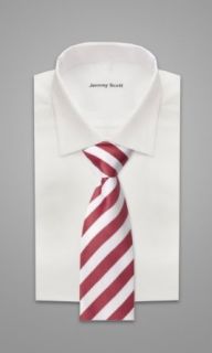 Krawatte rot weiß gestreift von Fabio Farini Bekleidung