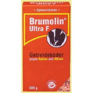 Brumolin 05863294 Ultra F Getreideköder gegen Ratten und Mäuse mit