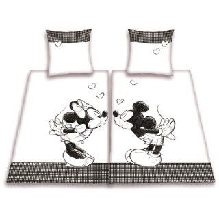 Herding 447862239 Bettwäsche Disneys Mickey/Minnie Mouse im