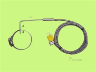 EGT Thermocouple K Type for Exhaust Gas Temp Clamp