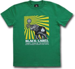 BLACK LABEL Original Skate T Shirt Kamikaze dC Skateboard