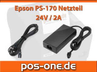 Original EPSON PS 170 Netzteil 24V/2A M122A für Bondrucker 3pin