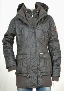 Khujo JUDNY Damenjacke Winterjacke mud grey nur 119, 