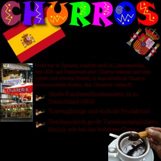 Churros sind auf dem deutschem Markt fast unbekannt und bieten daher