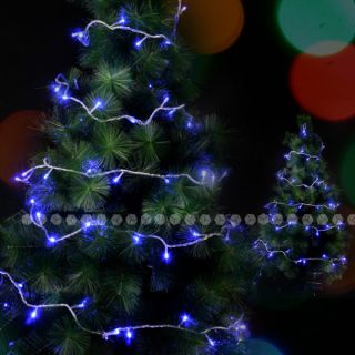 10M 100 LED String Fairy Lights Garden Christmas Blue