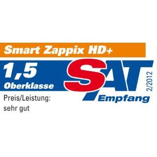 Smart Zappix HDTV Satelliten Receiver inkl. Fernbedienung (HD+, inkl