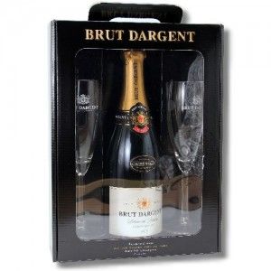 Brut Dargent Chardonnay 2009 Geschenkbox inkl. 2 Sektgläser Sekt