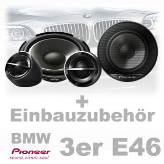 PIONEER 130mm Front Kompo Lautsprecher Boxen für BMW 3er E46 Touring