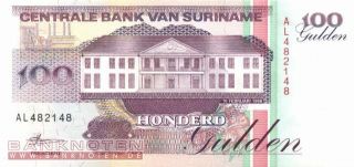 Surinam / Suriname   100 Gulden 1998   P.139b UNC