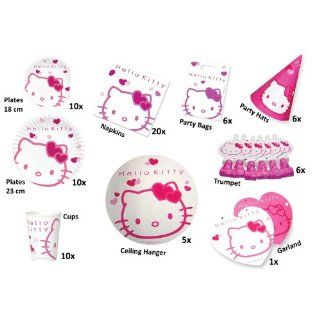 Hello Kitty Party u. Geburtstags Set 74 teilig Spielzeug