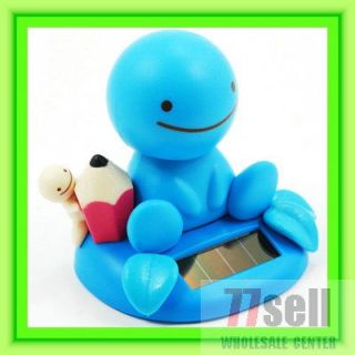 Nohohon Flip Flap Solar Powered Blue Lucky Smile Boy Toy GIFT