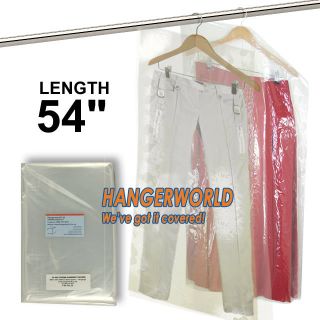CLEAR SUIT DRESS BAGS GARMENT COVERS CLOTHES 137cm