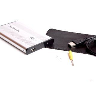 BIGtec IDE Aluminium USB 2.0 Festplattengehäuse 2,5 