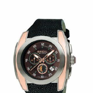 BREIL WATCH MEDITERRANEO CHR D/BROWN IP PINK GOLD LUGS/BL BW0380