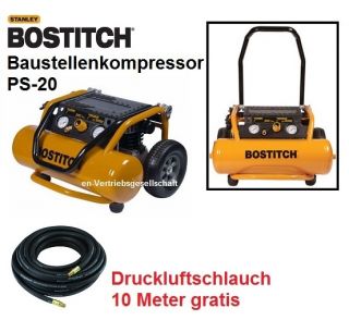  Bostitch Mobil Druckluft Kompressor PS20 E Abgabeleistung 138 L min