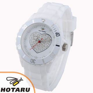 HOTARU Silikon Armbanduhr Damenuhr Herrenuhr Sportuhr Trend Style Uhr