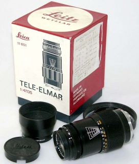 Leitz Leica Tele Elmar 4/135 mm M Bajonett, Nr. 2459144 + OVP