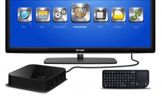 Dyon Premium Edition, Andromeda Smart TV Box mit Touchpad (1GHz