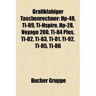 Grafikfhiger Taschenrechner HP 48, Ti 89, Ti Nspire, HP 28, Voyage