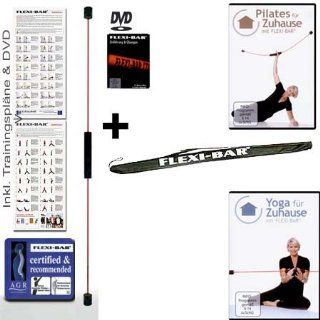 Flexibar + Flexi Bar Tasche + 3 Flexi Bar DVDs + Übungsposter