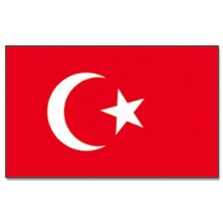 Flags4You   Türkei Flagge, 90 * 150 cm Sport & Freizeit