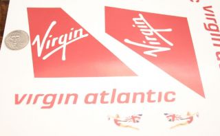 Lego City Custom Virgin Atlantic stickers for 3182 Airport Passenger