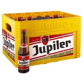 Original belgisches Bier   Jupiler Pils (Kasten) 24 x 25 cl. Karneval