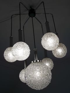 XXL Lampe Deckenlampe PUSTEBLUME 70er ceiling lamp light Bubble