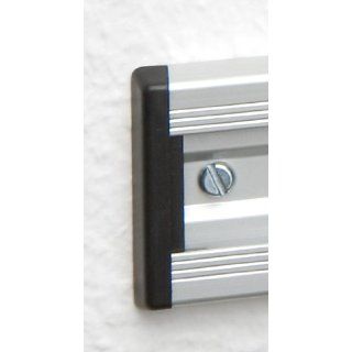 Toolflex Endkappe für Aluminium Wandschienen Farbe schwarz 