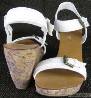 Ausgefallene Keilabsatz Sandalen Riemchen Sandaletten