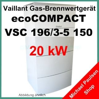 Vaillant ecoCOMPACT VSC 196 /3 5 150 20kW Gas Brennwert