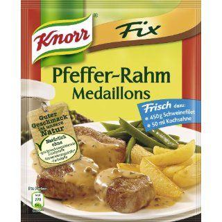 Knorr Fix für Pfeffer Rahm Medaillons, 12er Pack (12 x 35 g Beutel