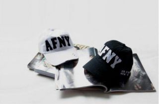 F4564 AFNY Letter Caps Adjustable Hats Sport Caps White