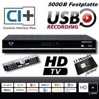 MEDION P24006 HD HD+ Karte HDTV Sat Receiver Direkte 