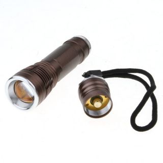 CREE T6 LED Flashlight Torch 500 Lumens 5 Mode Zoomable Waterproof