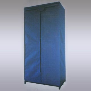 Faltschrank Campingschrank Blau 65 x 45 x 157 cm