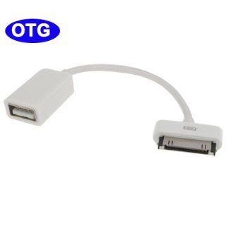 USB Host OTG Kabel Adapter in weiß für Samsung GALAXY Tab 10.1 / 8.9