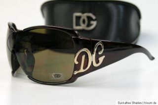 DG Eyewear® Damen Sonnenbrille & Retro Design übergroße Vintage